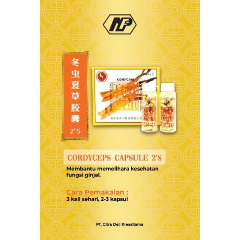 

冬虫夏草胶囊 CORDYCEPS CAPSULE 60'S DONG CHONG XIA CAO JIAO NANG