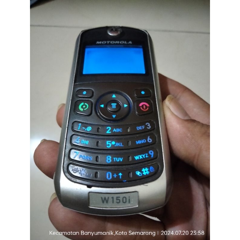 Motorola W150 i Normal Original Mulus Jadul Langka Unik Imut Speaker Bass Stereo Joss Khas Xpress Mu