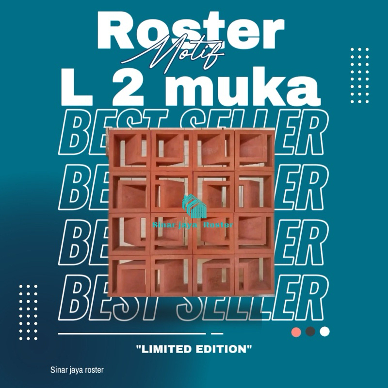 Roster beton minimalis / loster beton minimalis / Lubang angin / pentilasi / pagar rumah
