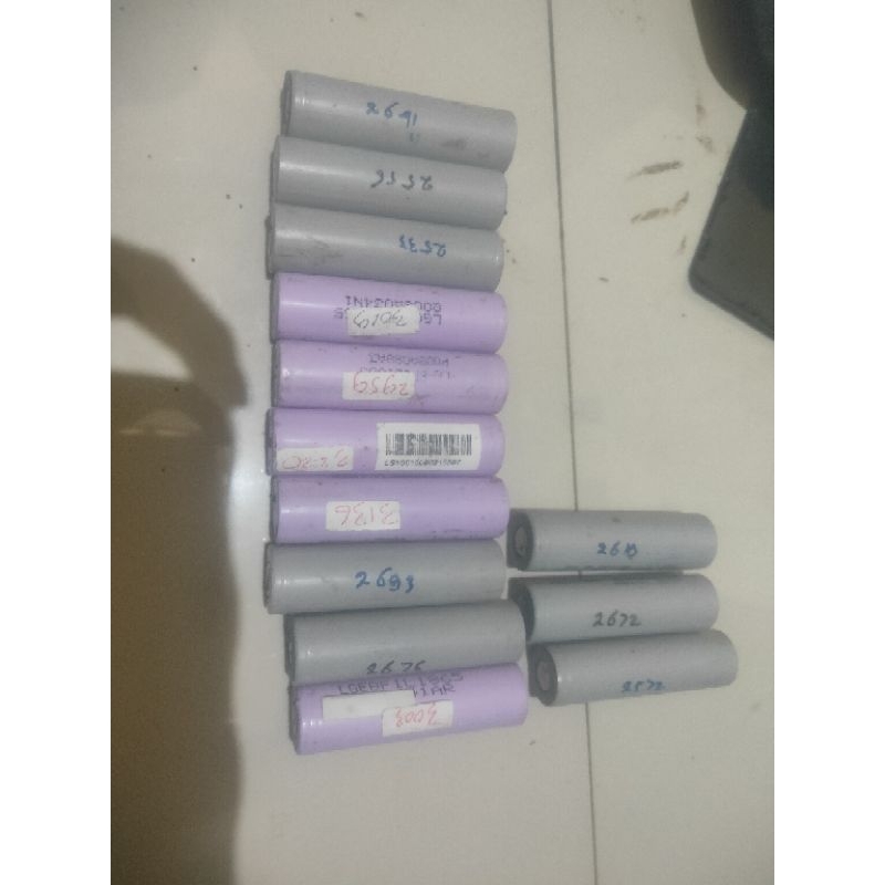 Baterai 18650 Real cek Littokala