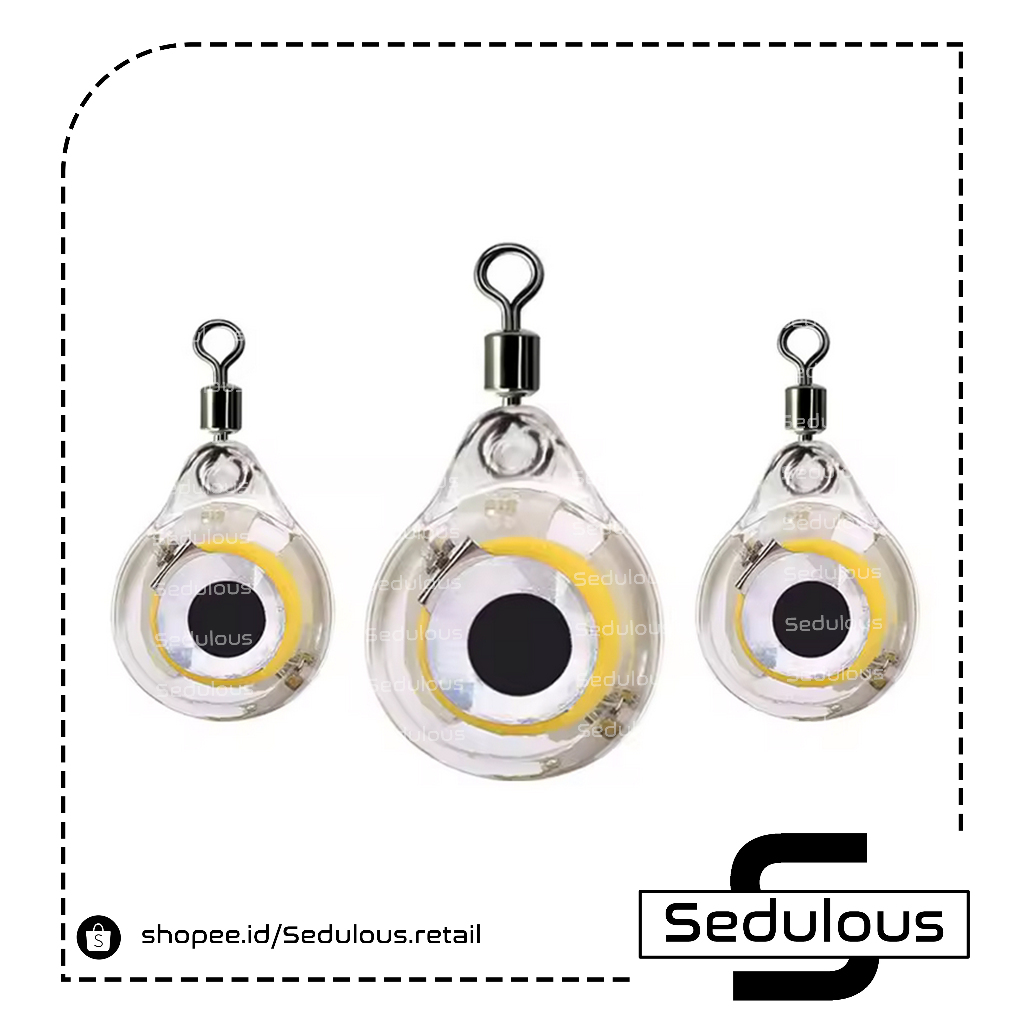 Mata Ikan LED Fishing Accessories Kelip Otomatis Menyala