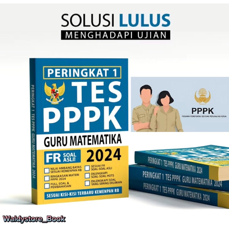 Buku PPPK Guru MATEMATIKA 2024 / Soal + pembahasan