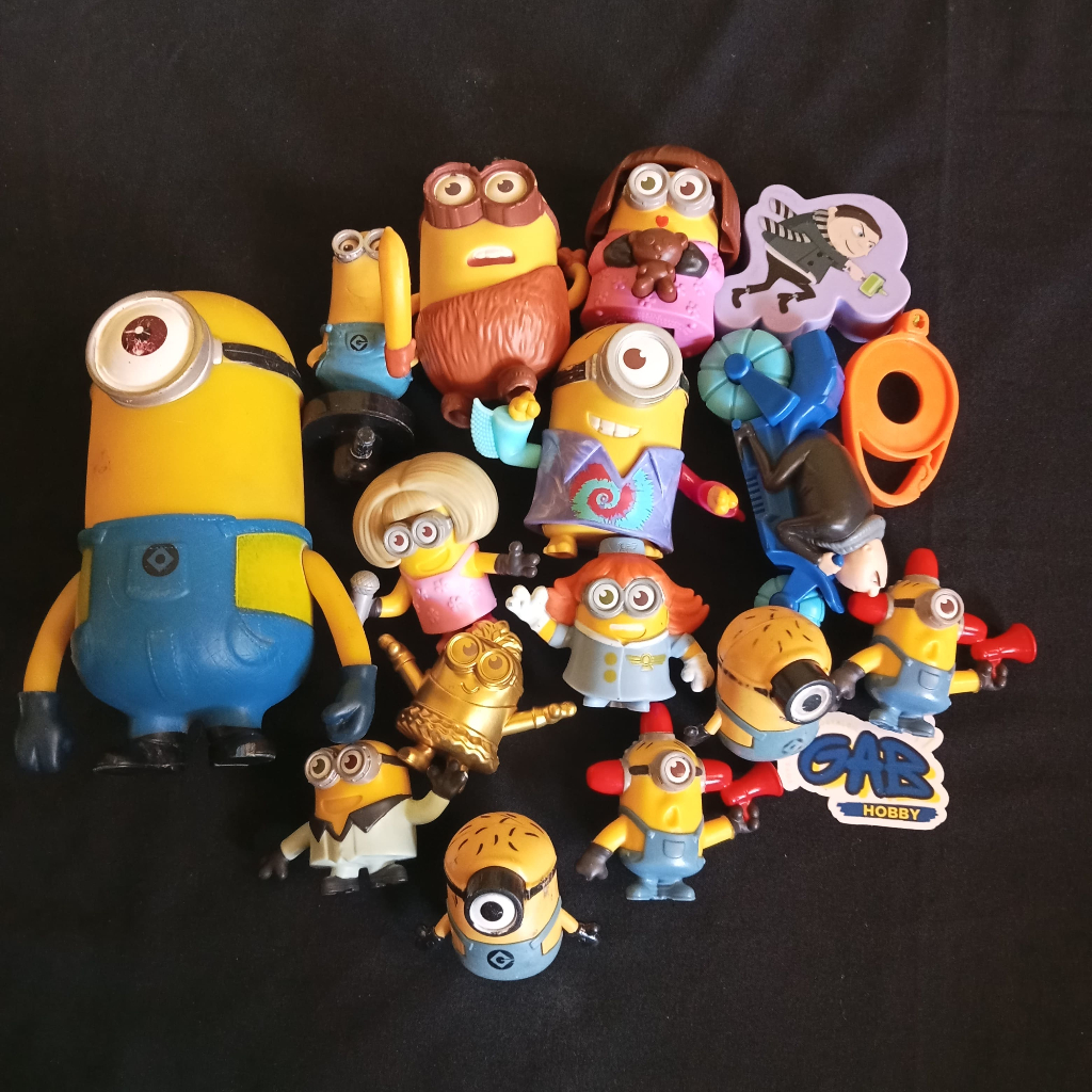 Set Mainan Minions Mcd Campur Mix Mcdonalds Figure