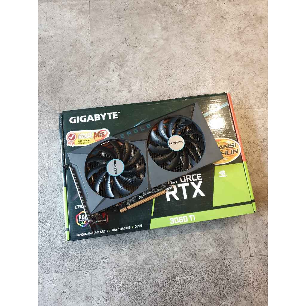 GIGABYTE GEFORCE RTX 3060 Ti EAGLE 8GB GDDR6 256BIT NVIDIA VGA / 3060Ti 8GB