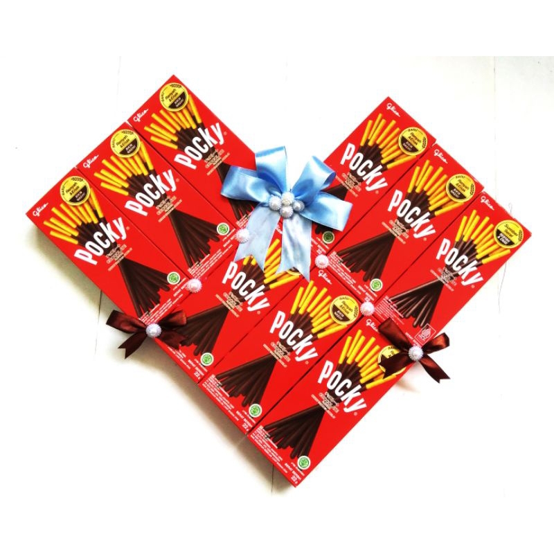 

Hampers Pocky Viral/Hampers Love Minimalis_Pocky Kado Ultah/Valentine/Wisuda