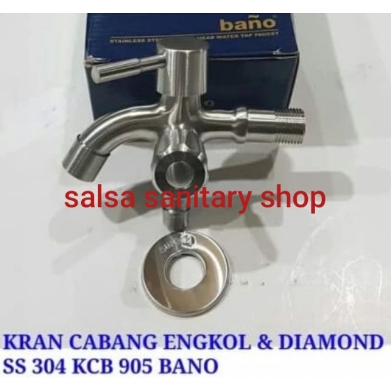 keran shower stainless sus 304 / keran cabang stainless / SUS 304