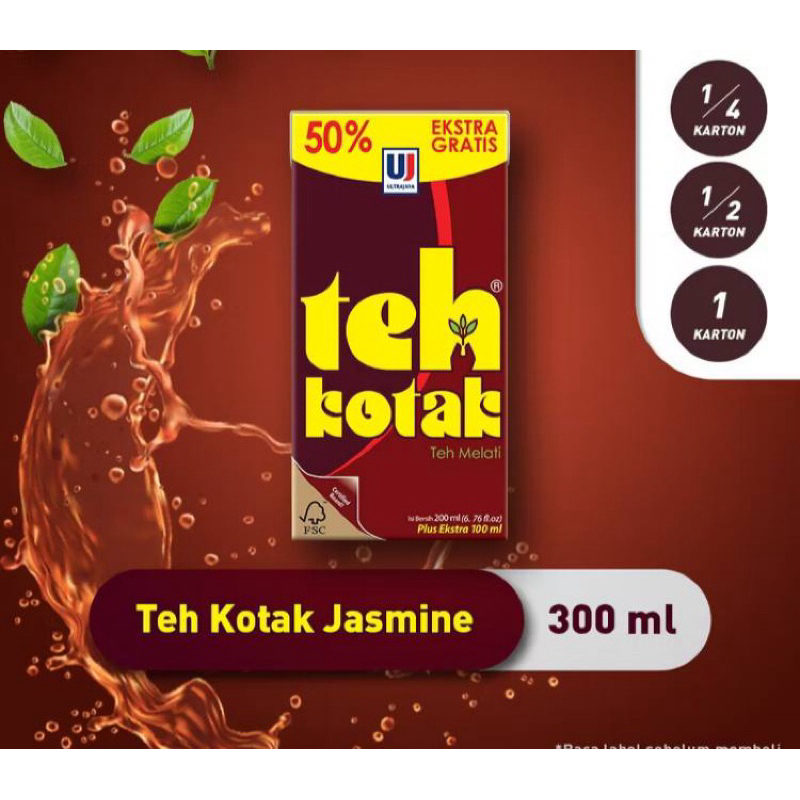 

Teh Kotak Jasmine Regular 300 ml