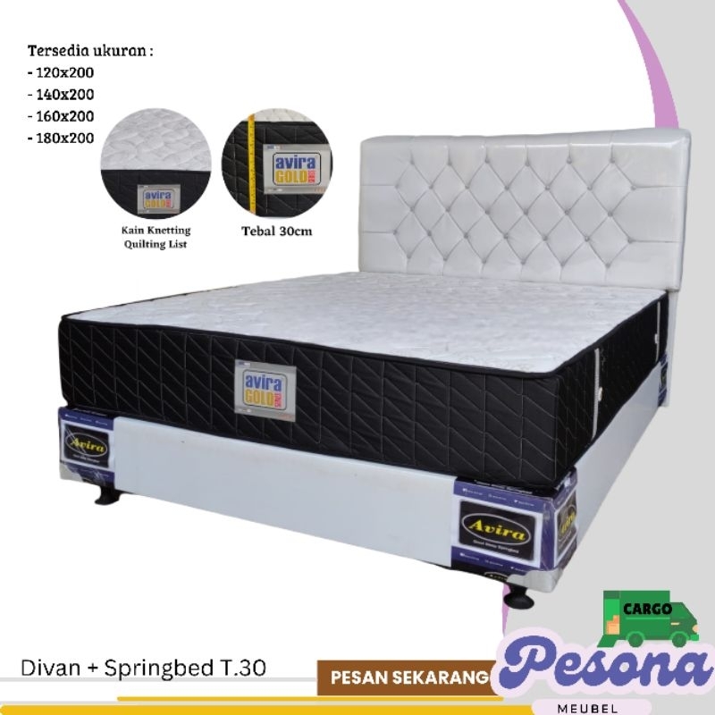 Kasur Springbed Tebal 30cm / Matras Spring Bed Minimalis Murah Tangerang Kuningan Cirebon