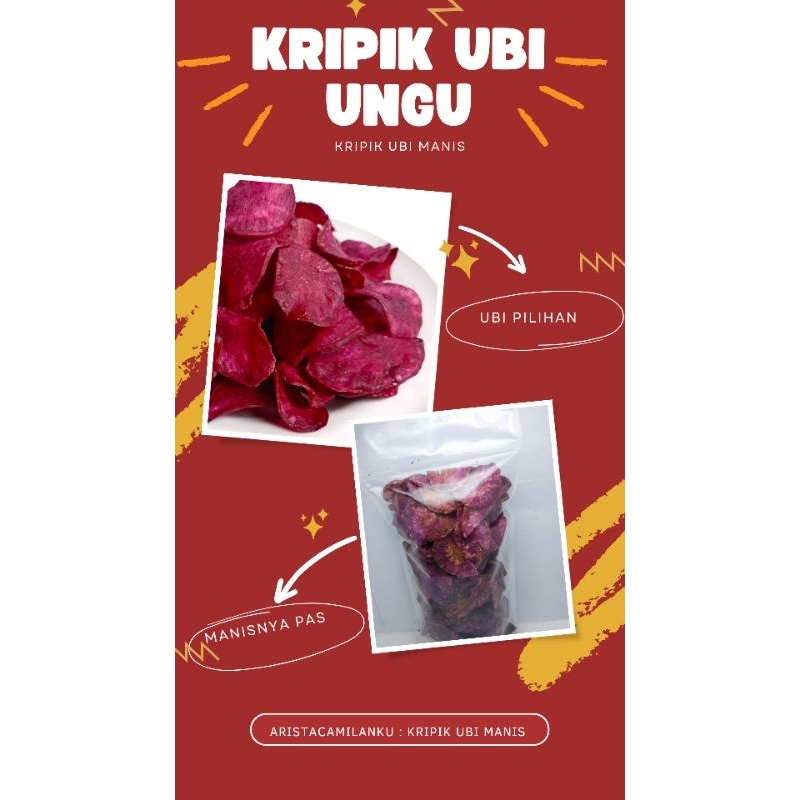 

KRIPIK UBI UNGU || KRIPIK MANIS 1KG