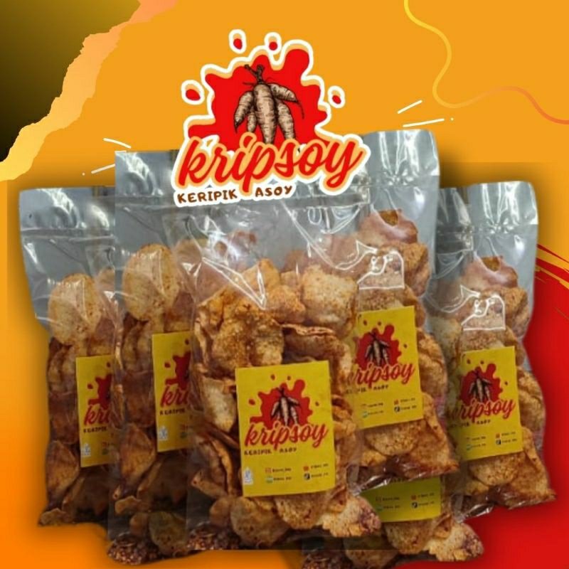 

Keripik asoy Pedas daun jeruk 120gram [ Kripsoy bandung]