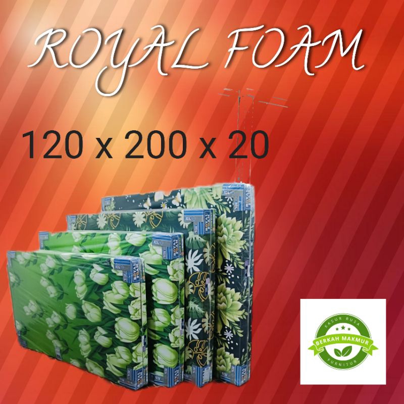 KASUR BUSA ROYAL FOAM 120 X 200 X 19