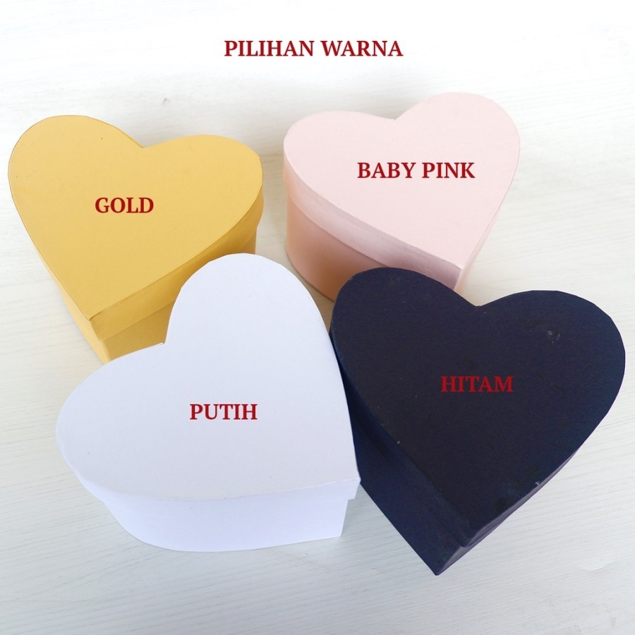 

RB [ 3 Ukuran ] Bloom Box Love Hati / Kotak Bentuk Hati