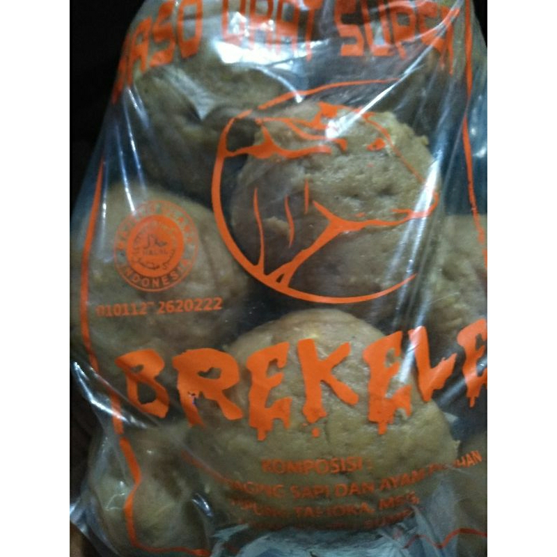 

Bakso urat halus brekele isi 10