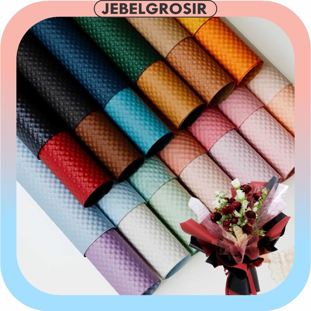 

Kertas Flower Wrapping Full Color Opp Cellophane Ecer Kertas Buket Bunga Hand Bouquet KB6314