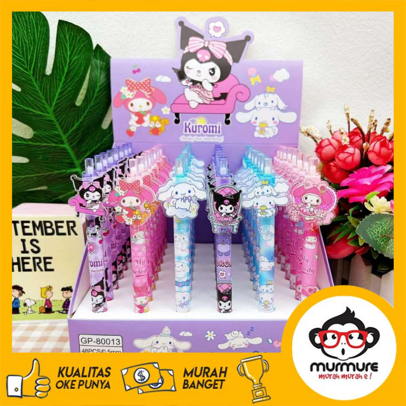 

MURMURE I PULPEN CETEK AKRILIK PENA 0.5MM 0.38MM MOTIF SANRIO KUROMI