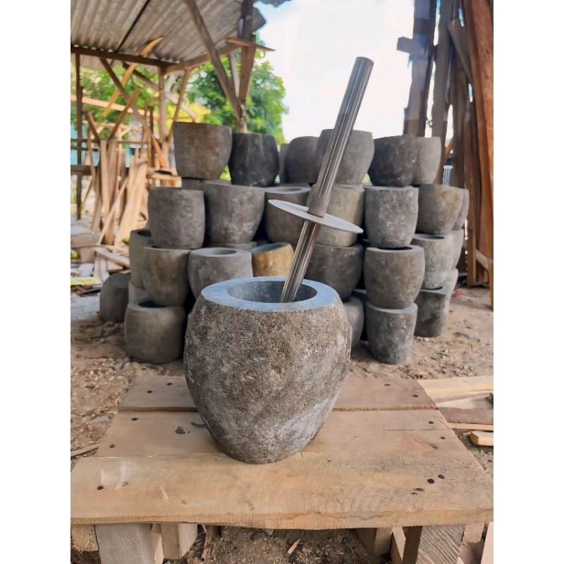 Wadah Sikat Toilet Batu Alam