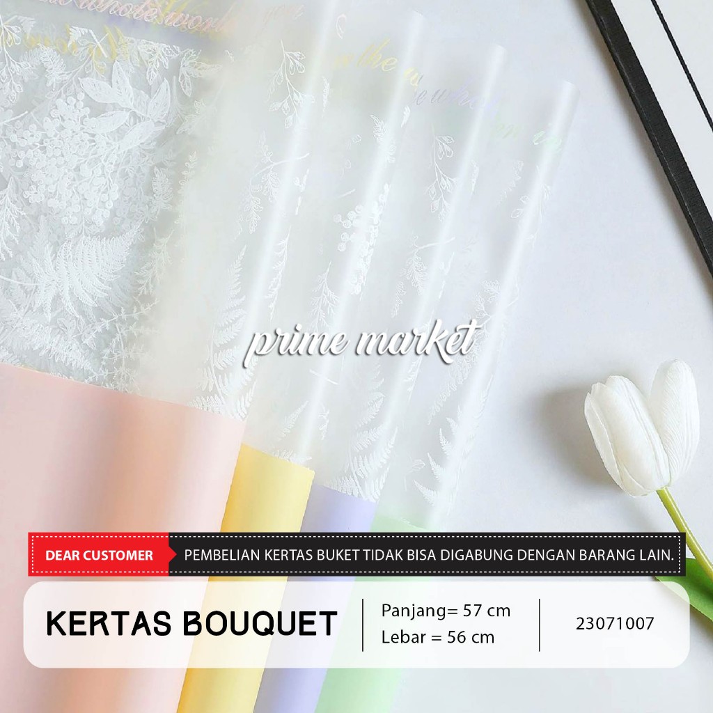 

Kertas Buket Bunga Kertas Cellophane Buket Kertas Bucket Kertas Wrapping Buket Transparan (23071007)