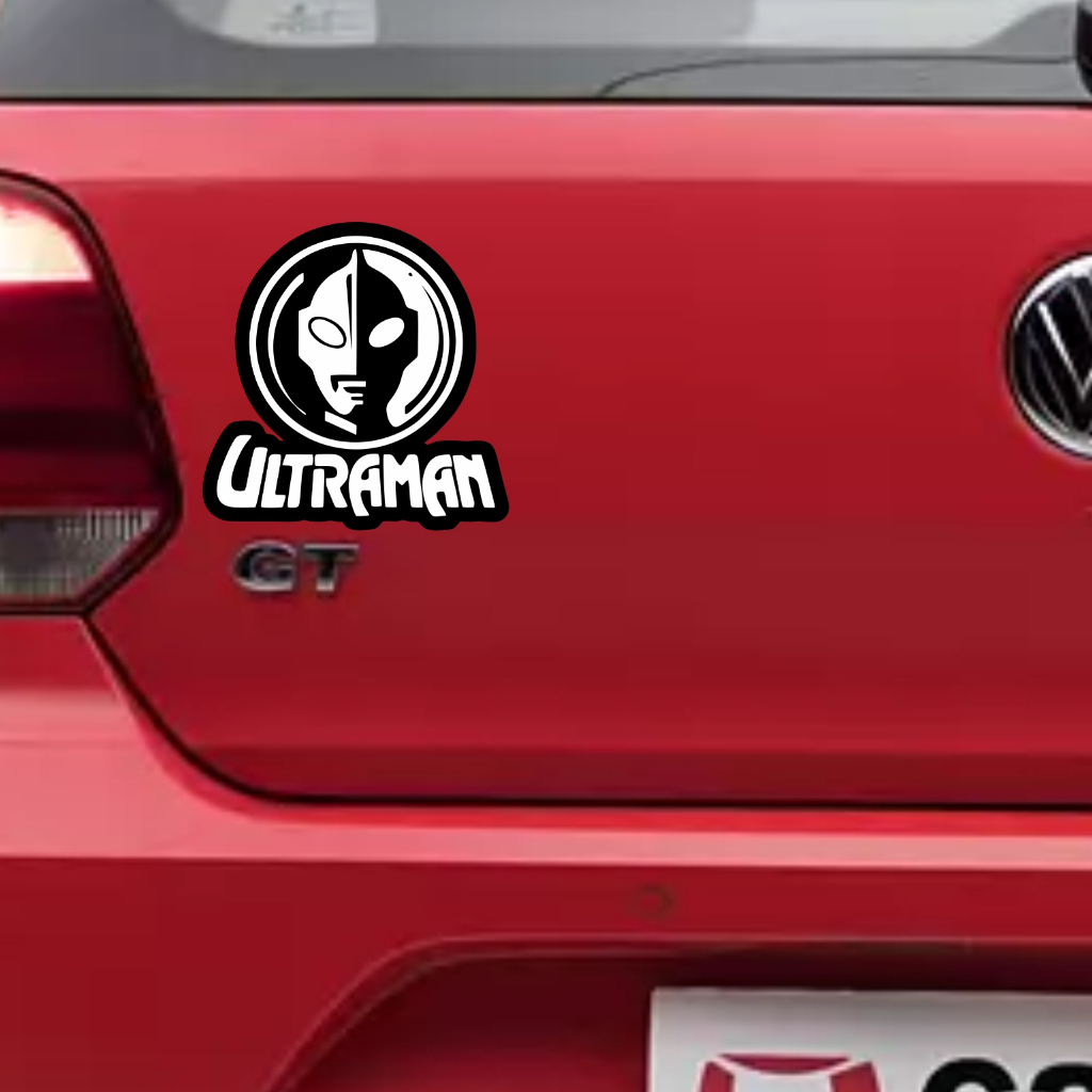 CUTTING STICKER MOBIL ULTRAMAN STIKER BAGASI MOBIL KEREN BERKUALITAS
