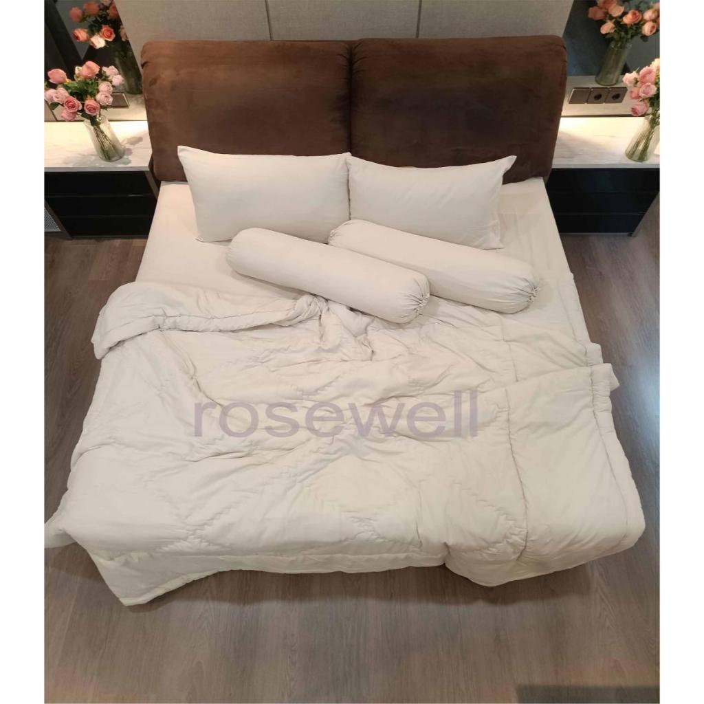 Rosewell Seprei Microtex Polos - Cream