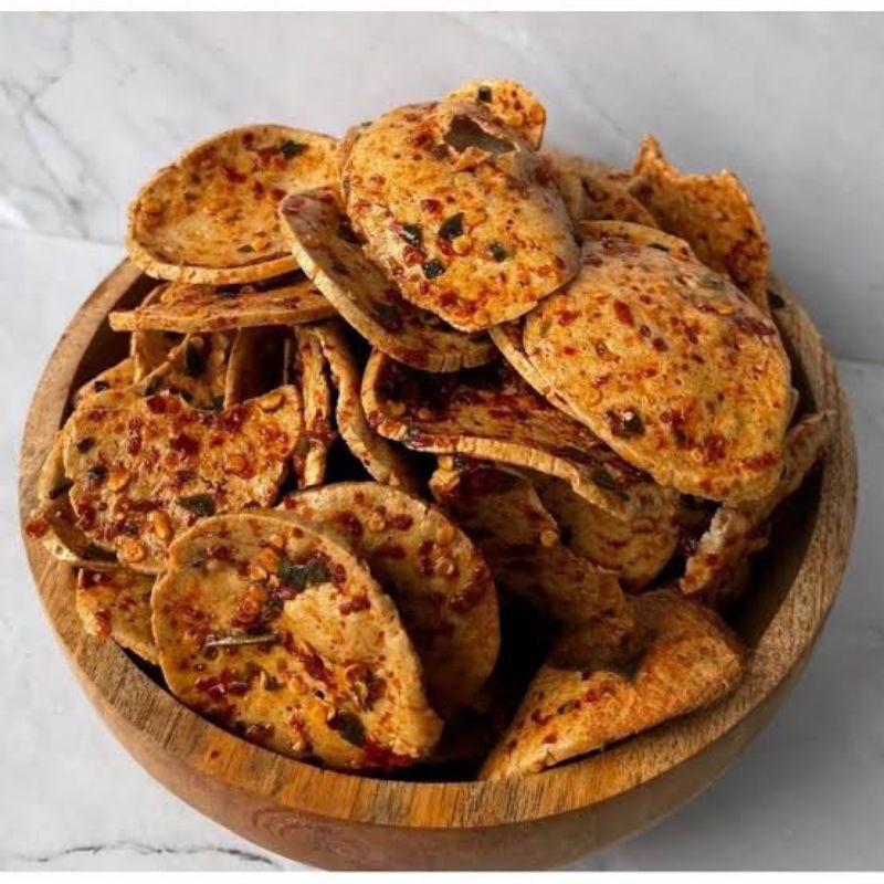 

Basreng Pipih Pedas Enak Gurih Renyah Nikmat Kemasan 250grm