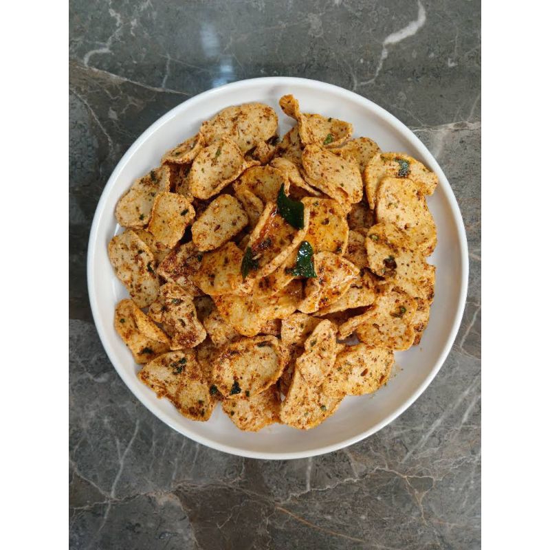 

Basreng Pipih Pedas Enak Gurih Renyah Nikmat Mantap kemasan 1kg