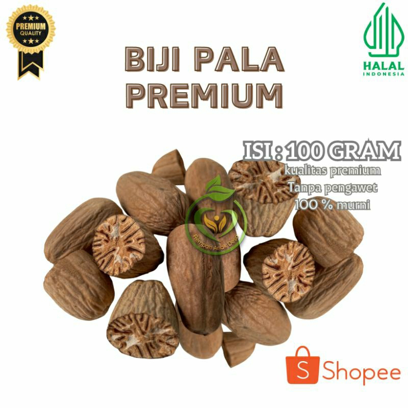 

(100 gram) PALA LONJONG PREMIUM/ MURAH/ REMPAH ASLI/ REMPAH MURAH