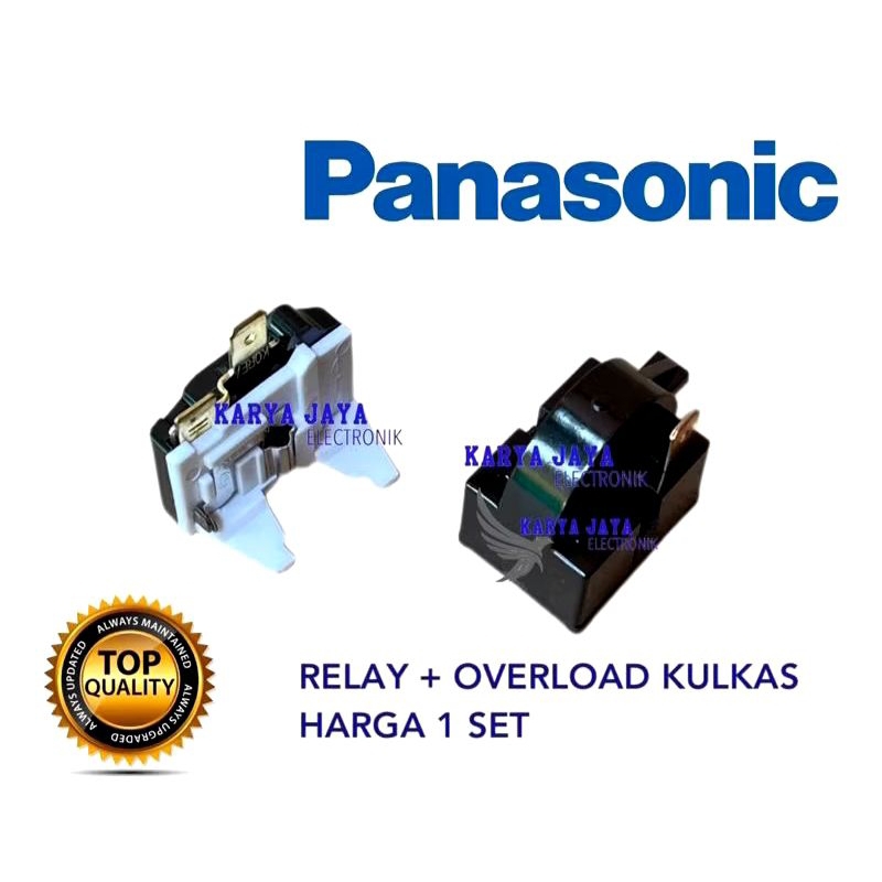 Relay Overload Compresor kulkas Panasonic