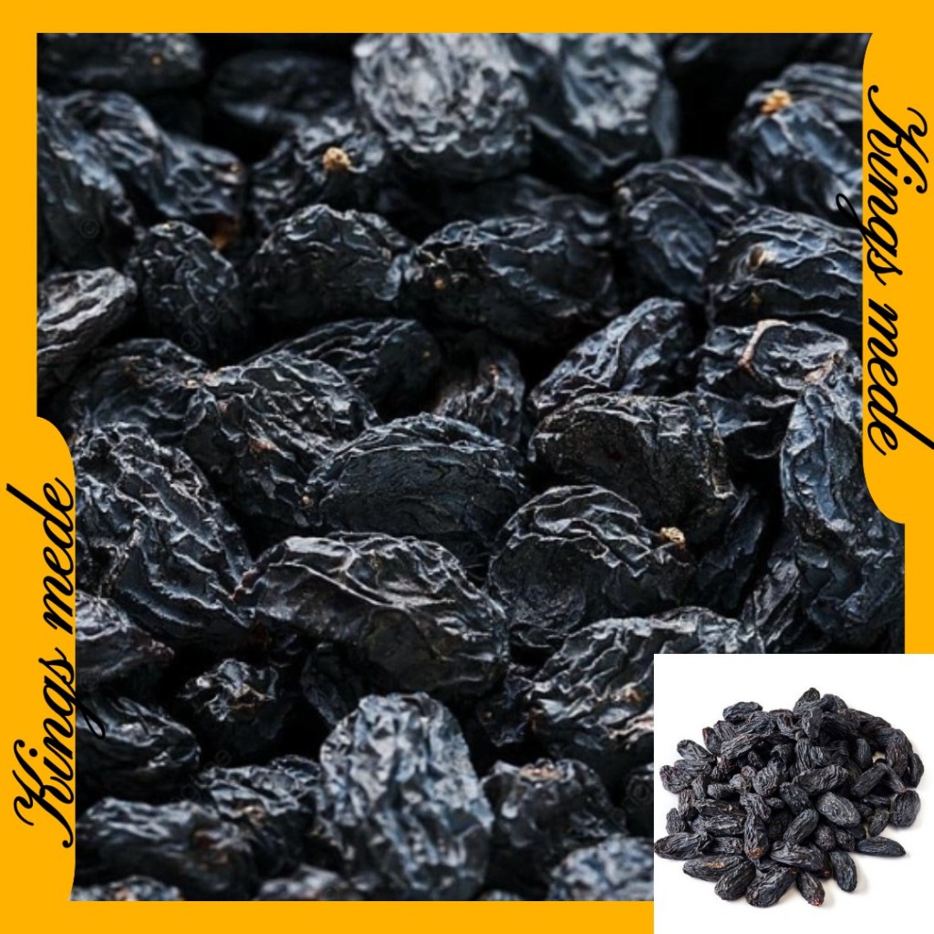 

Kismis1 kg/Kismis hitam / black raisin 1kg California USA /Kismis Hitam Dark Raisin 1 Kg Premium