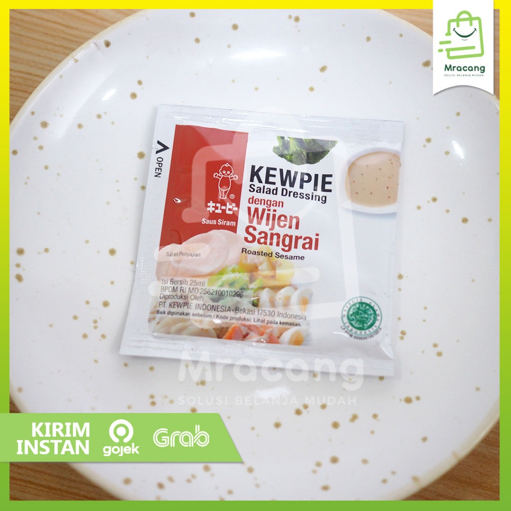 

Kewpie Saus Siram Wijen Sangrai 25ml Sachet Kemasan Kecil