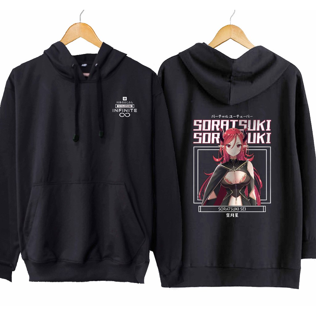 Jaket hoodie jumper infinite vtuber SORATSUKI SEI - VTUBER LEGEND material cotton fleece