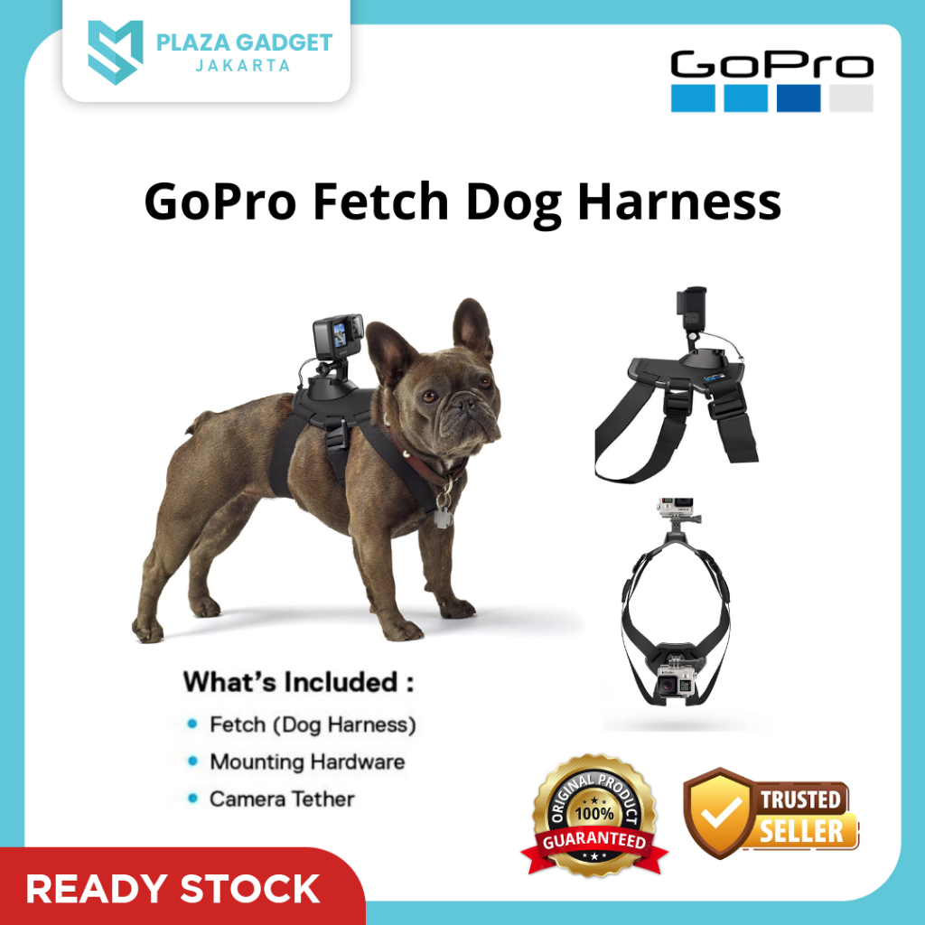Fetch Dog Harness GoPro (ADOGM-001) - GoPro Hero Acc Fetch Dog Harness Original
