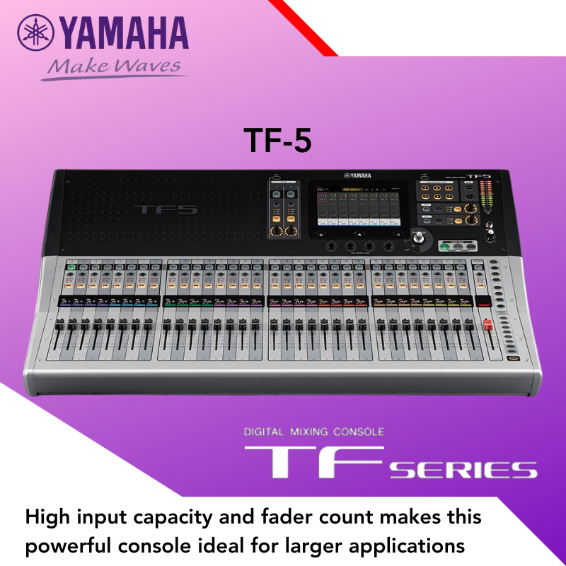 Mixer Audio Yamaha TF5 TF-5 TF 5 Digital Mixing Console