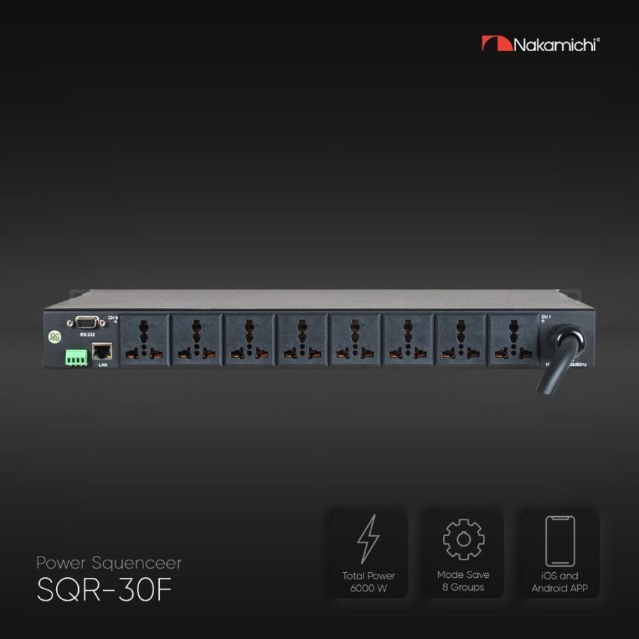 Nakamichi SQR30F | Nakamichi SQR-30F | Nakamichi SQR 30F Power Supply Sequencer Original Garansi