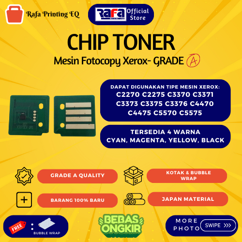 Chip Toner Xerox C2270 C3370 C3371 C5570 C-2270 3370 3371 5570