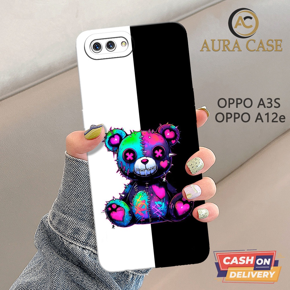 AURA CASE - Softcase OPPO A3S / OPPO A12E - CARTOON Case - Case OPPO A3S / OPPO A12E - Casing Hp OPP