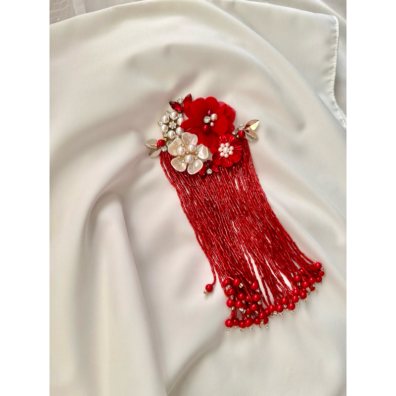 Payet Bunga 3D Juntai - Rashidah / Payet dada / Payet bahu