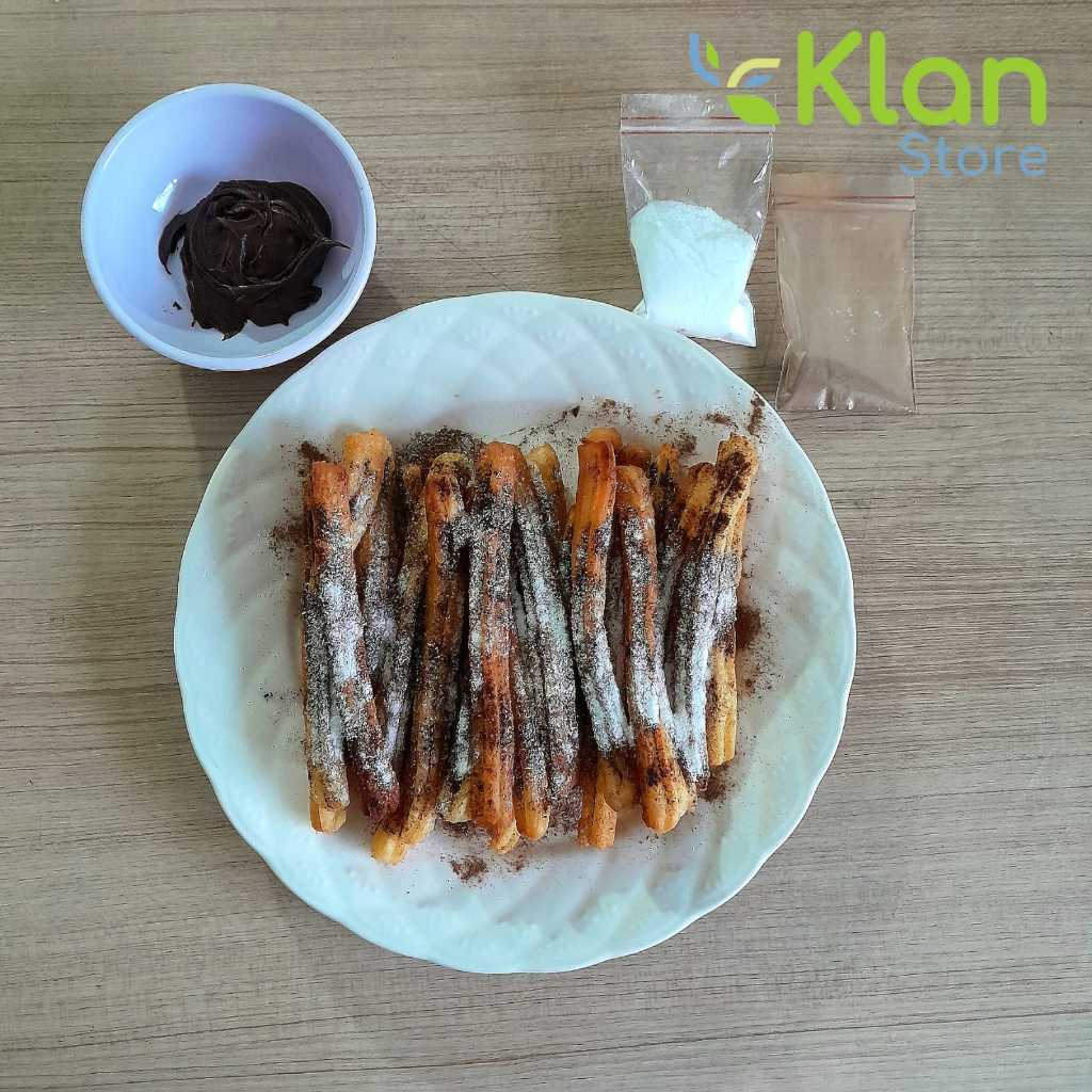 

CHURROS ISI 25 PCS LENGKAP DENGAN 3-TOPPING