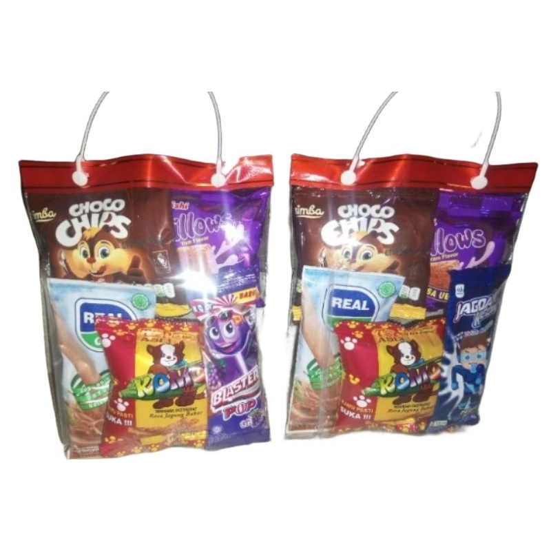 

paket Snack Ulang Tahun anak murah /Hampers snack ULTAH anak