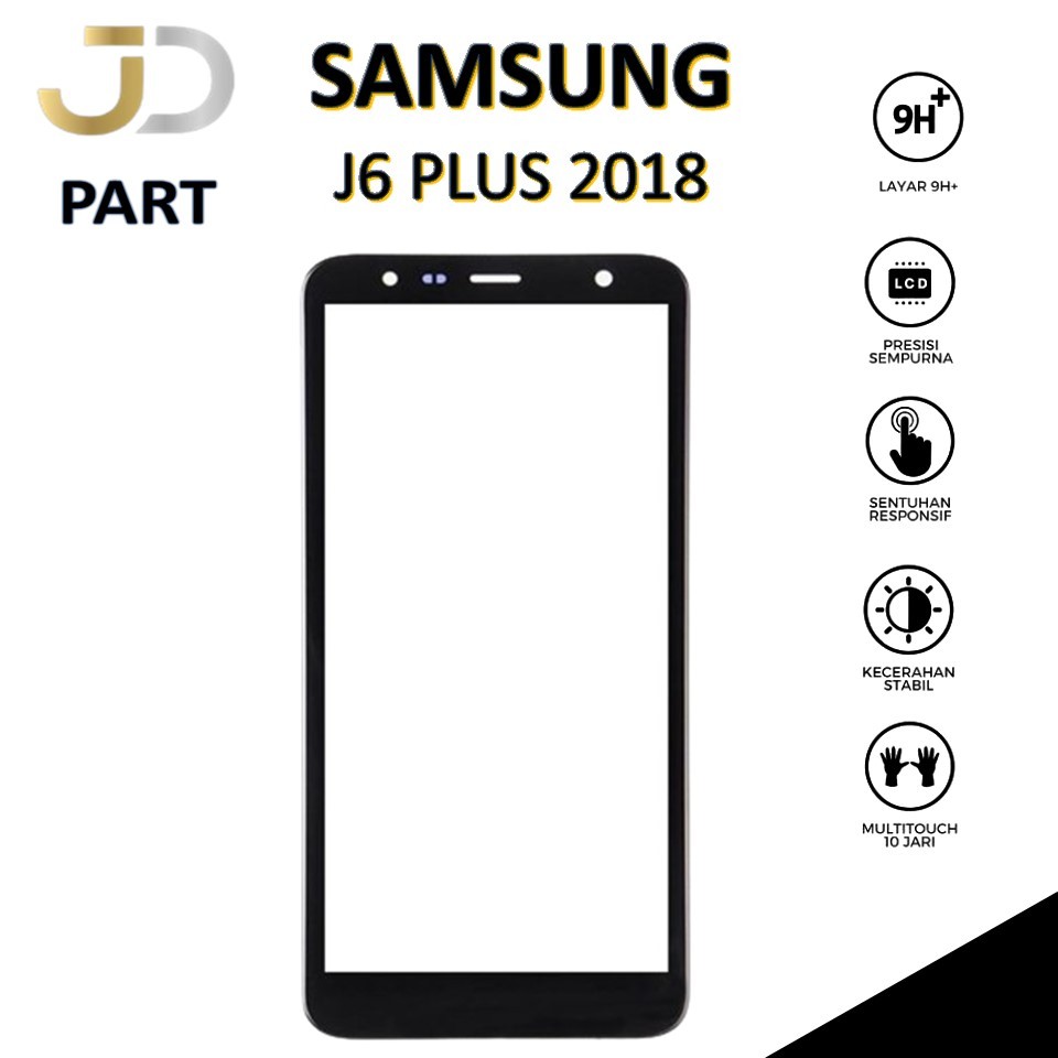 GLASS LCD +OCA SAMSUNG J6 PLUS 2018/J610/J4 PLUS/J415/J6 PRIME