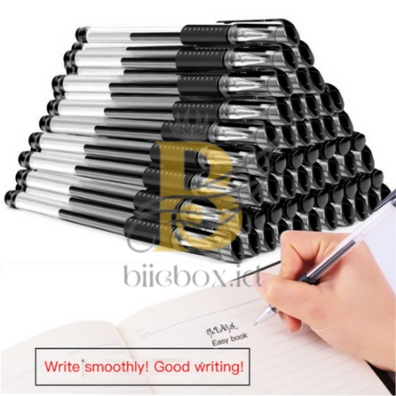 

Bolpoin pulpen gel pena gel bulpen 0.55mm ujung lancip reffil pulpen gel - KB13CM