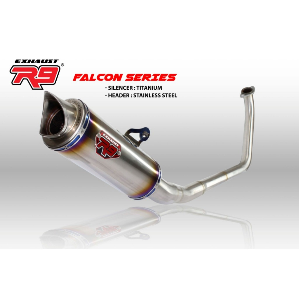 Knalpot R9 Falcon MXking/Sonic150/AllnewR15