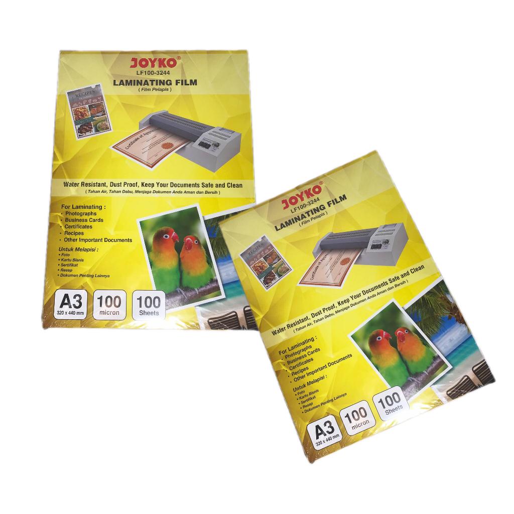 

Promo JOYKO - Film Pelapis - Laminating Film Varian Ukuran - Pack
