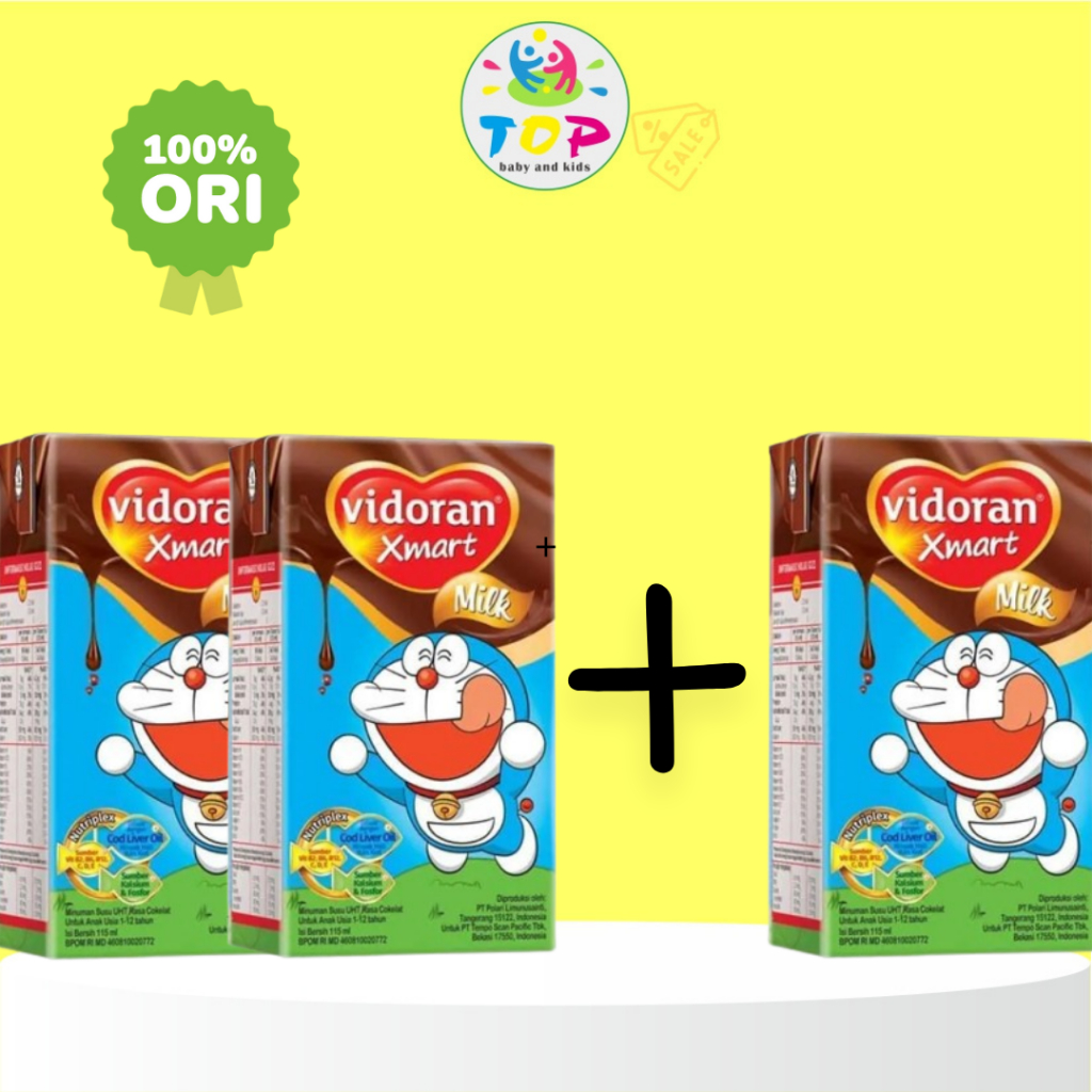 

~TOP~ VIDORAN KIDS UHT 110ML BELI 2 GRATIS 1 COKLAT/STRAWBERRY