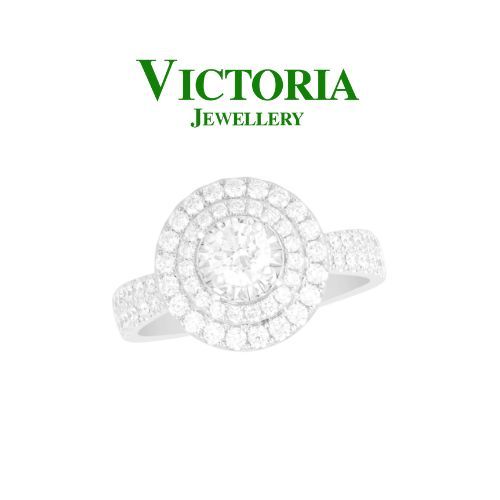 Cincin Berlian Gia Sertifikat VFLR1123849 Victoria Jewellery