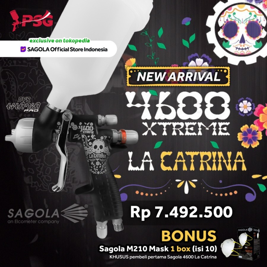 Sagola 4600 Xtreme La Catrina Special Edition - TITANIA PRO AIRCAP