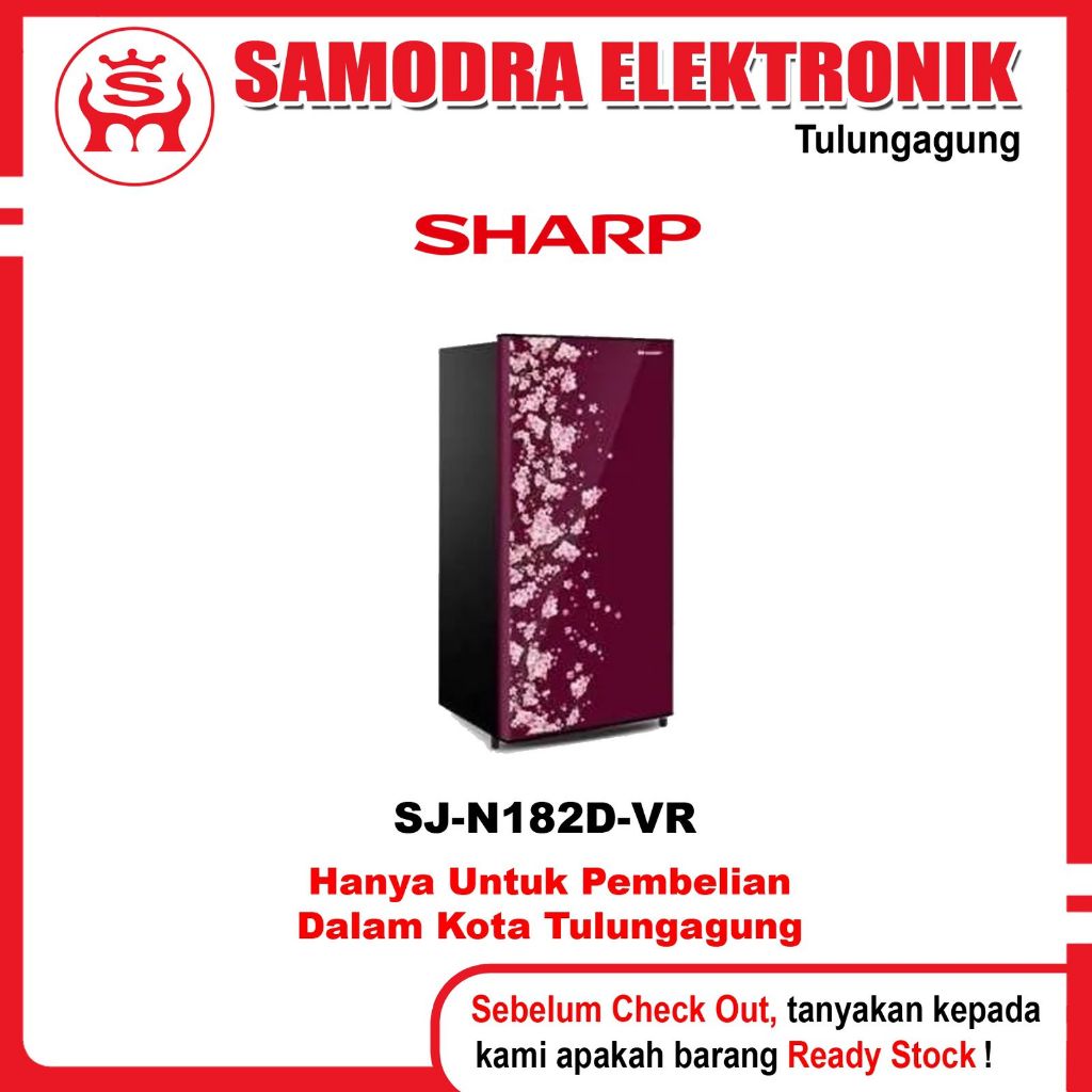 Kulkas SHARP SJ-N182D-VR | Kulkas 1 Pintu Sharp