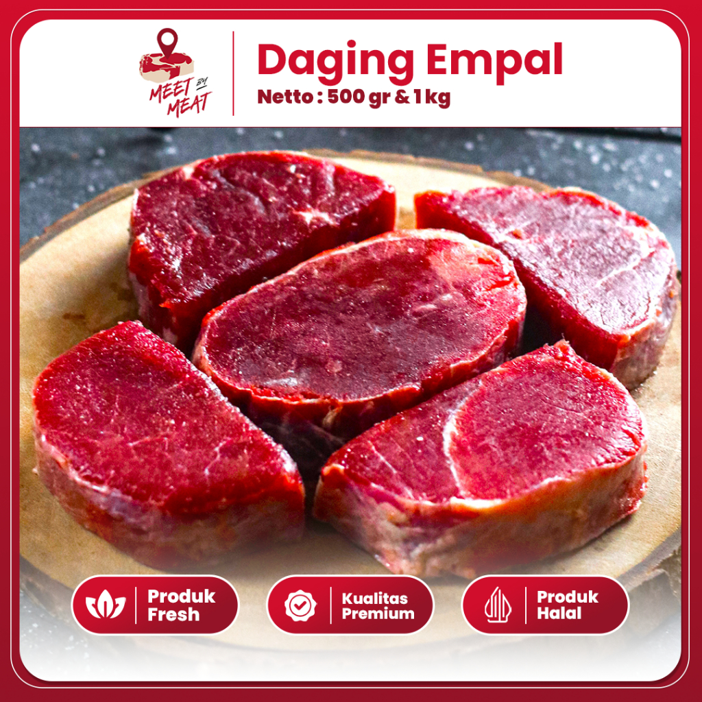 

Daging Empal Gandik Silverside Serat Panjang Bagian Belakang Paha Cocok Untuk Bahan Bakso Berkualitas Meetbymeat