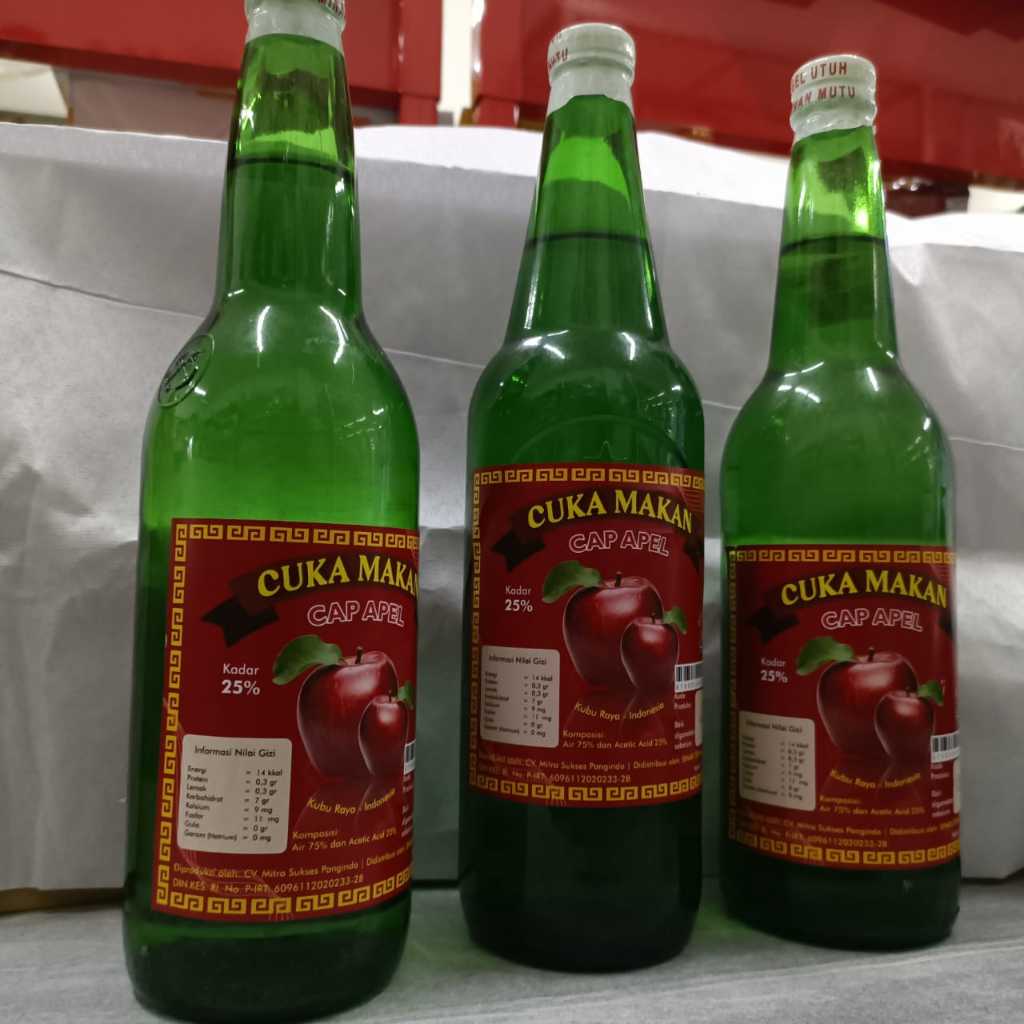 

CUKA MAKAN CAP APEL 620ml || BIANG CUKA CAP APEL 620ml