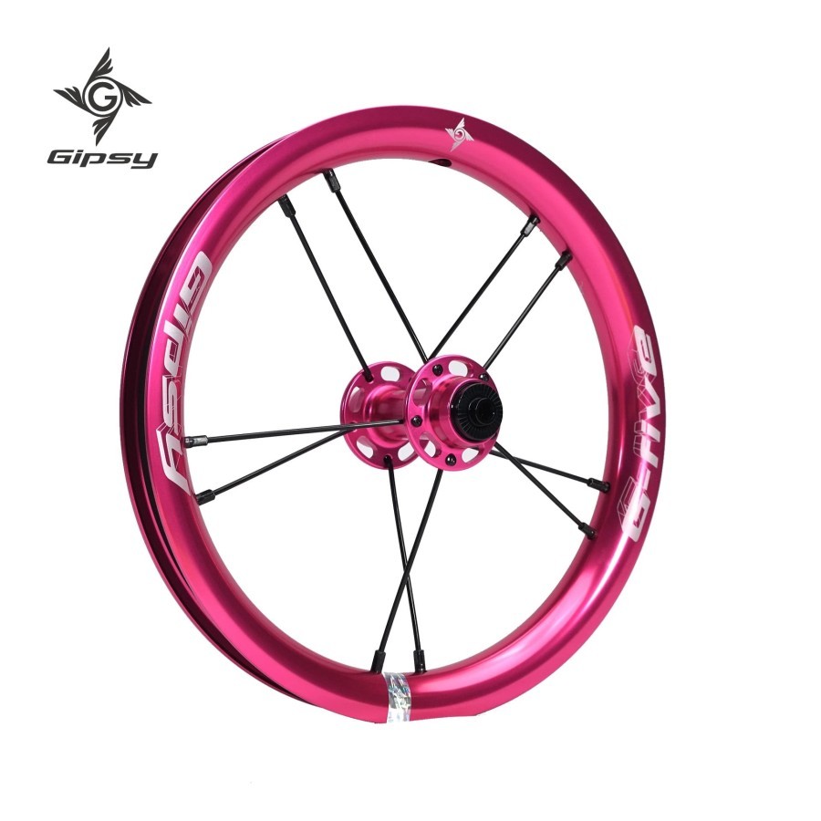 GIPSY G-FIVE Push Balance Bike 12" Wheel Set - Sepeda Anak - PINK