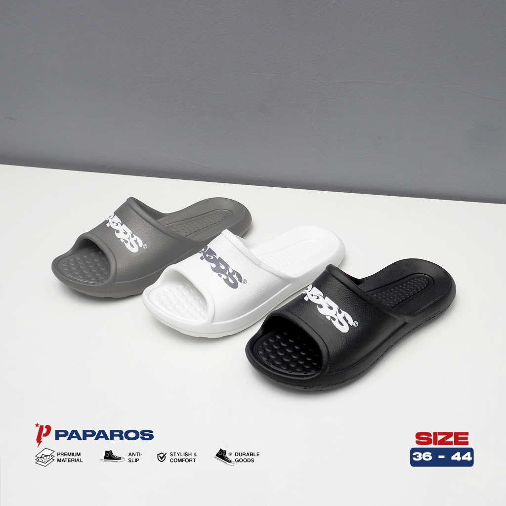 Paparos Footwear Sandals Folka Series Sandal Pria Sendal Selop Jelly Karet Eva Casual Pria Anti Slip